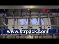 20L 플라스틱 드럼 제리는 유동적 순수한 무게 충전기 뚜껑봉함기 라벨태그기계 할 수있