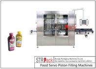 체적 피스톤 충전물이 있는 완전 자동화된 1-5L 과일 및 야채 주스 병 피스톤 충전물 기계