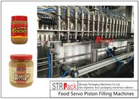 땅콩 버터 병 인라인 체적 피스톤 충전물 기계 0.6Mpa